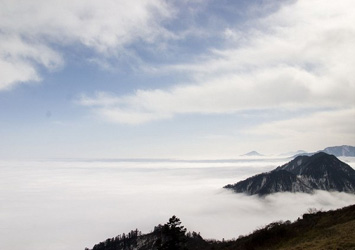 西岭雪山图片