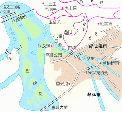 离堆公园地图